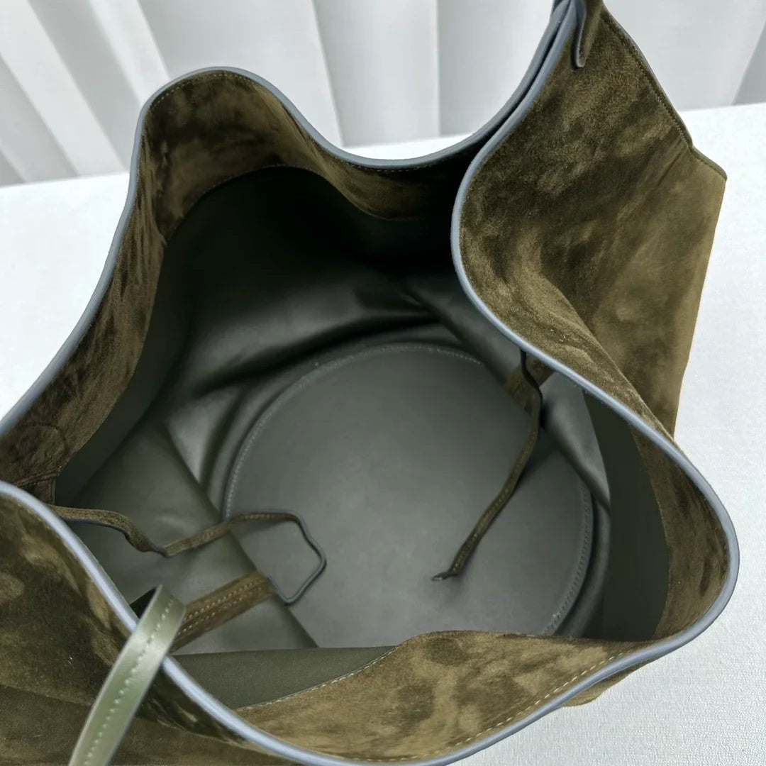 Vintage suede tote