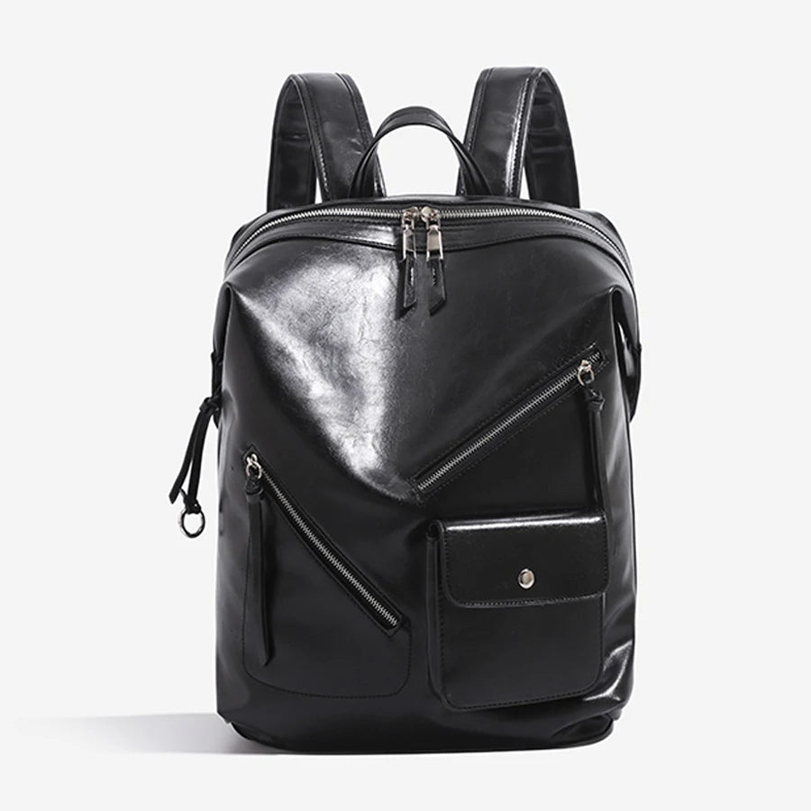 Leather Commuter Backpack