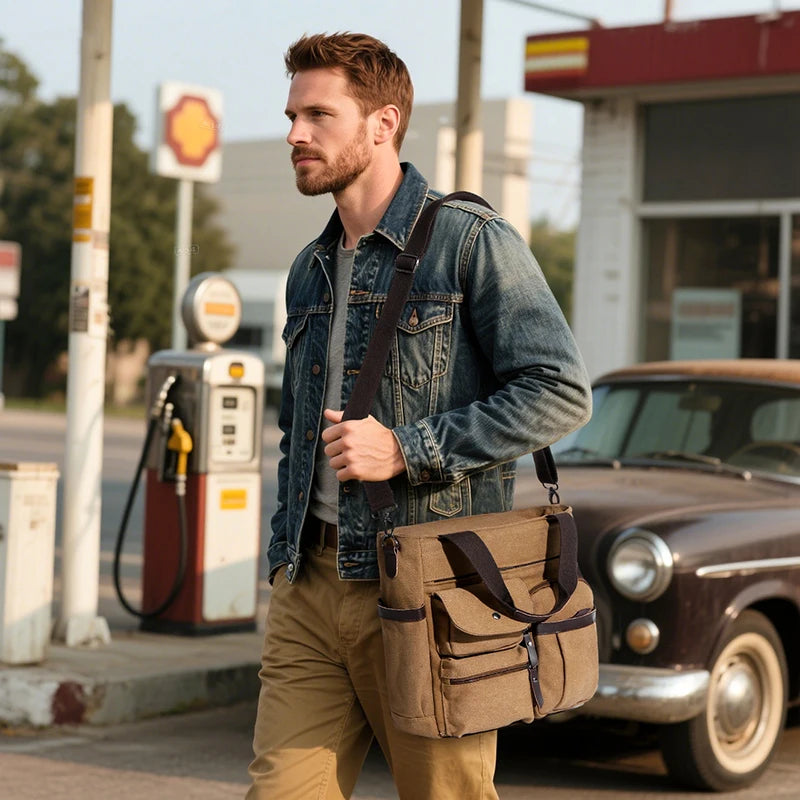 Messenger laptop bag