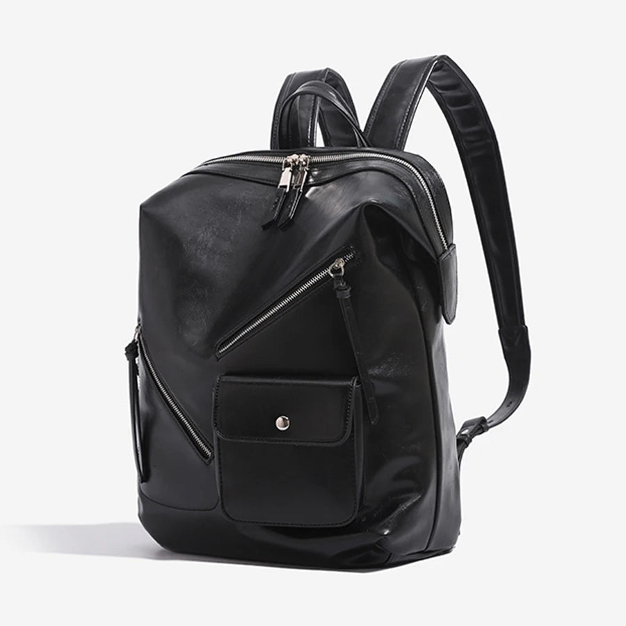 Leather Commuter Backpack