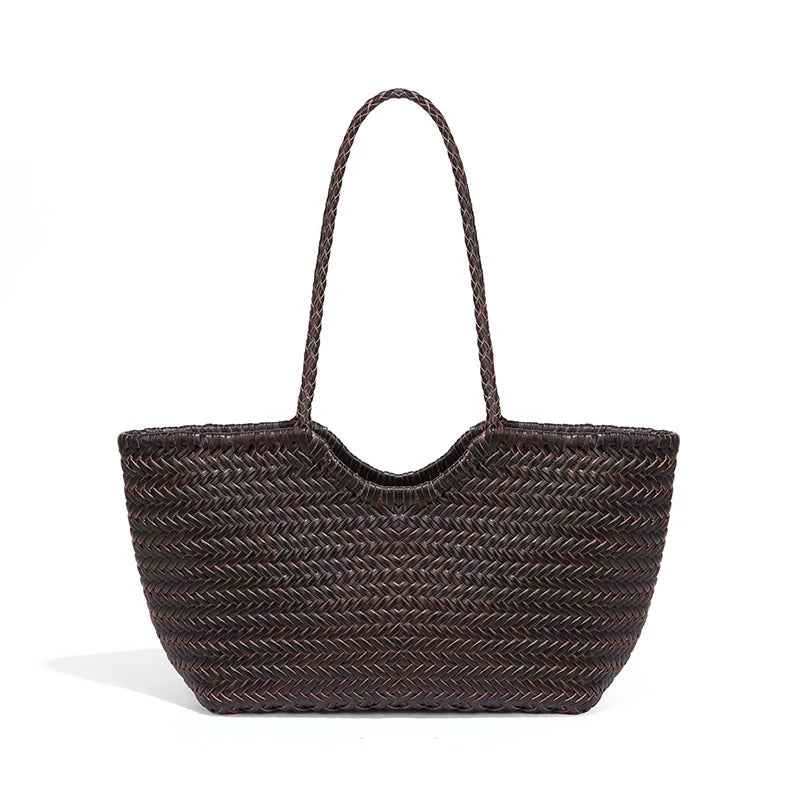Braided shopper tote