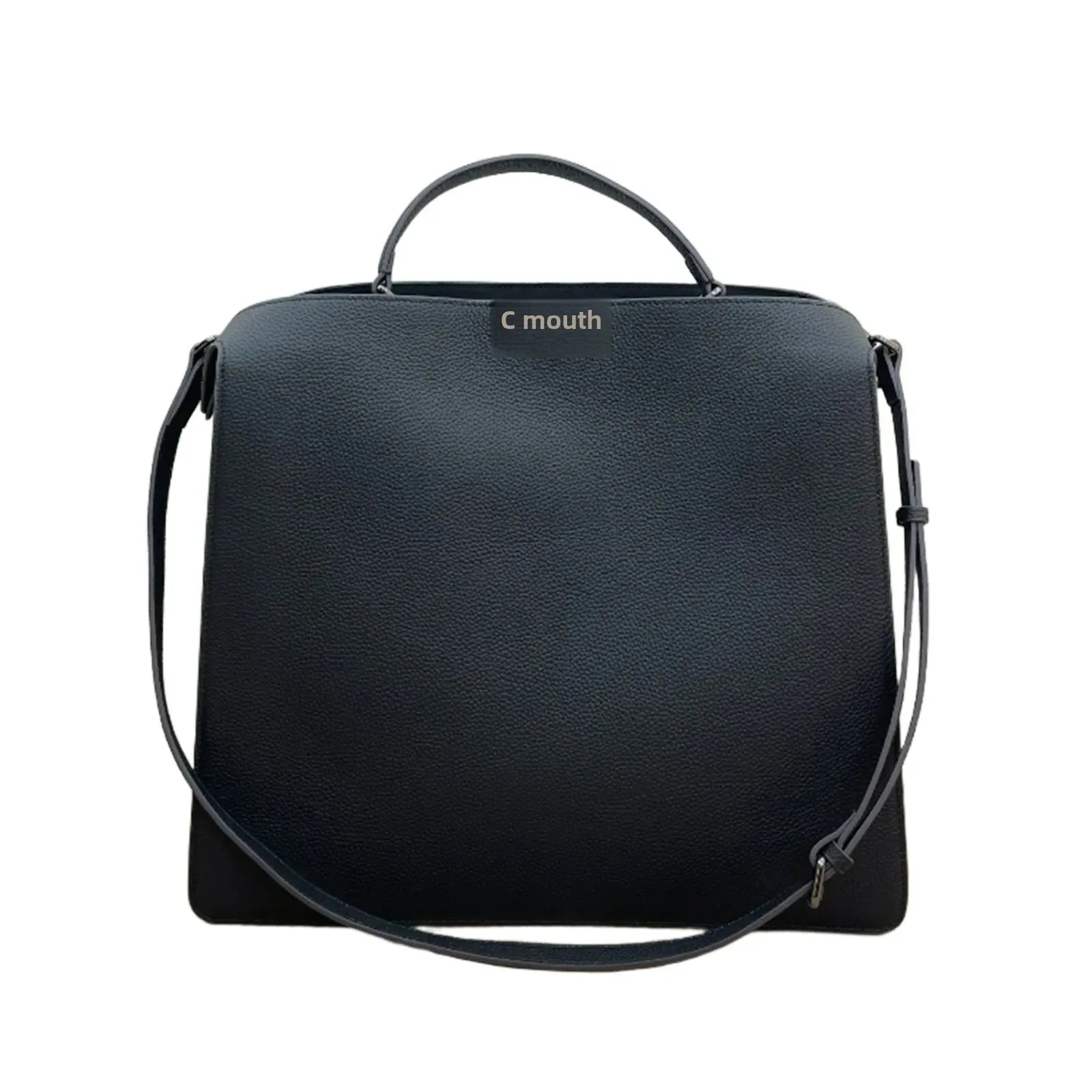 Structured Leather Handbag