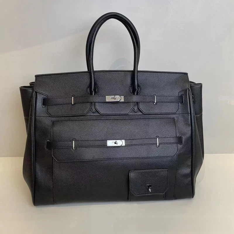 Go‑anywhere leather travel bag