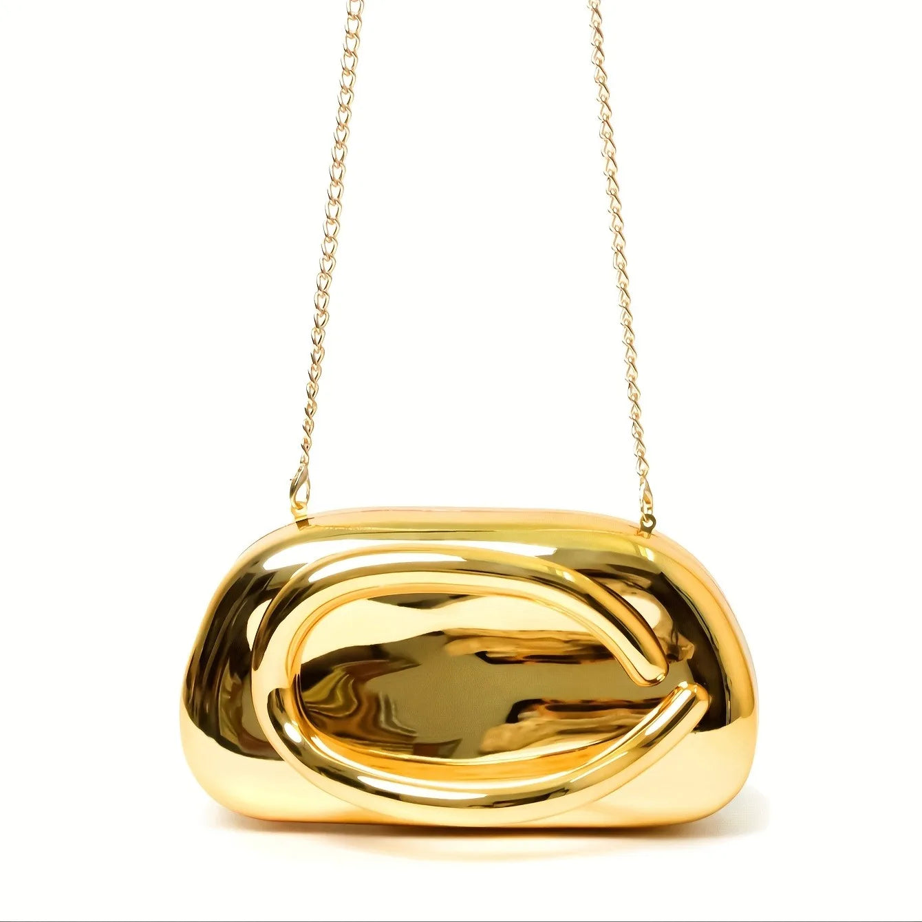 Metallic Box Clutch