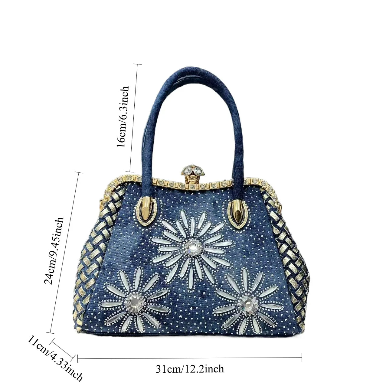 Floral oversized handbag