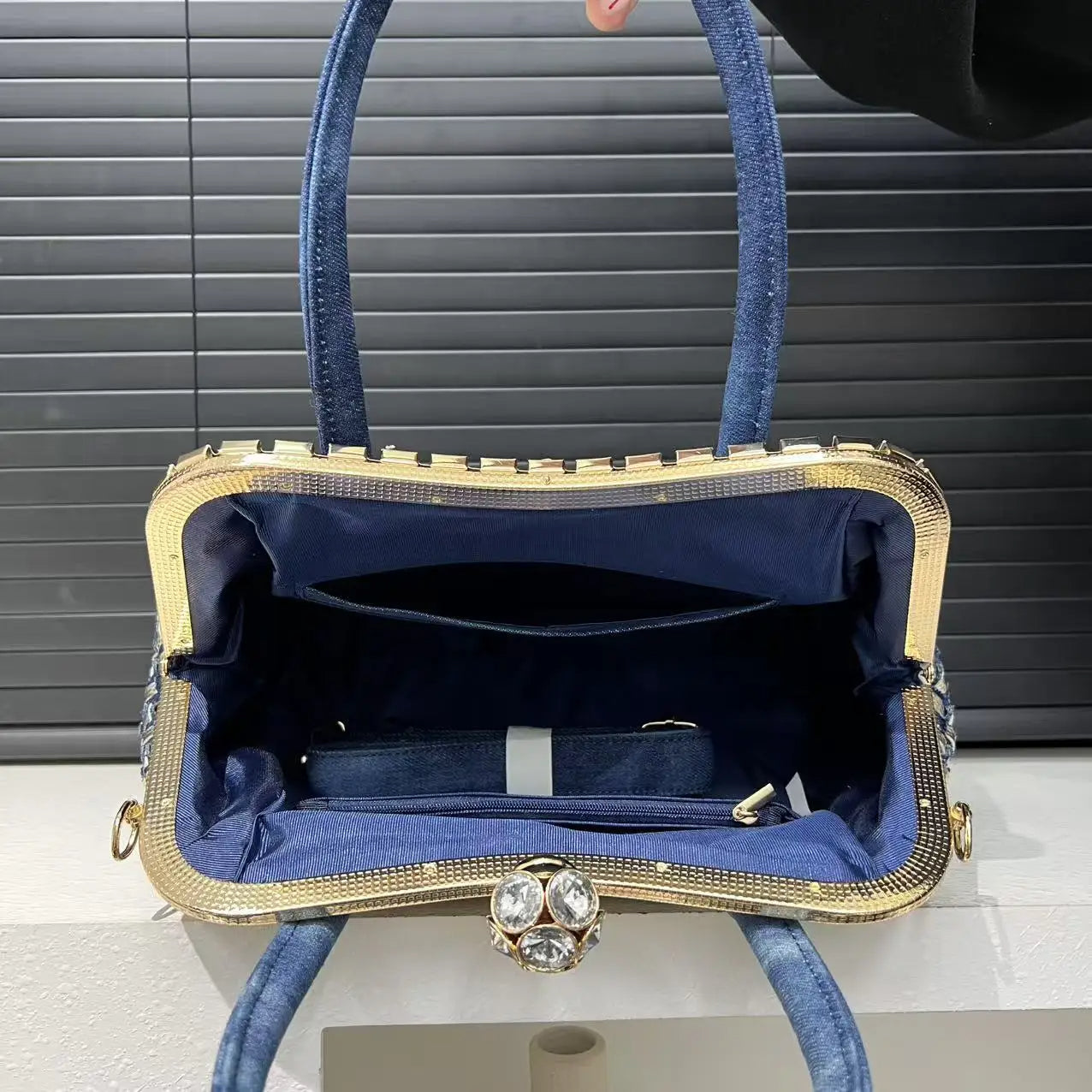 Floral oversized handbag