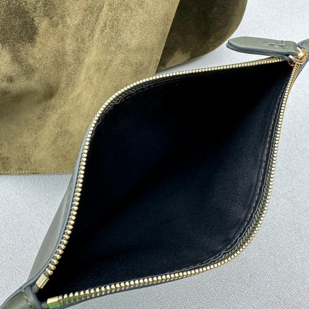 Vintage suede tote