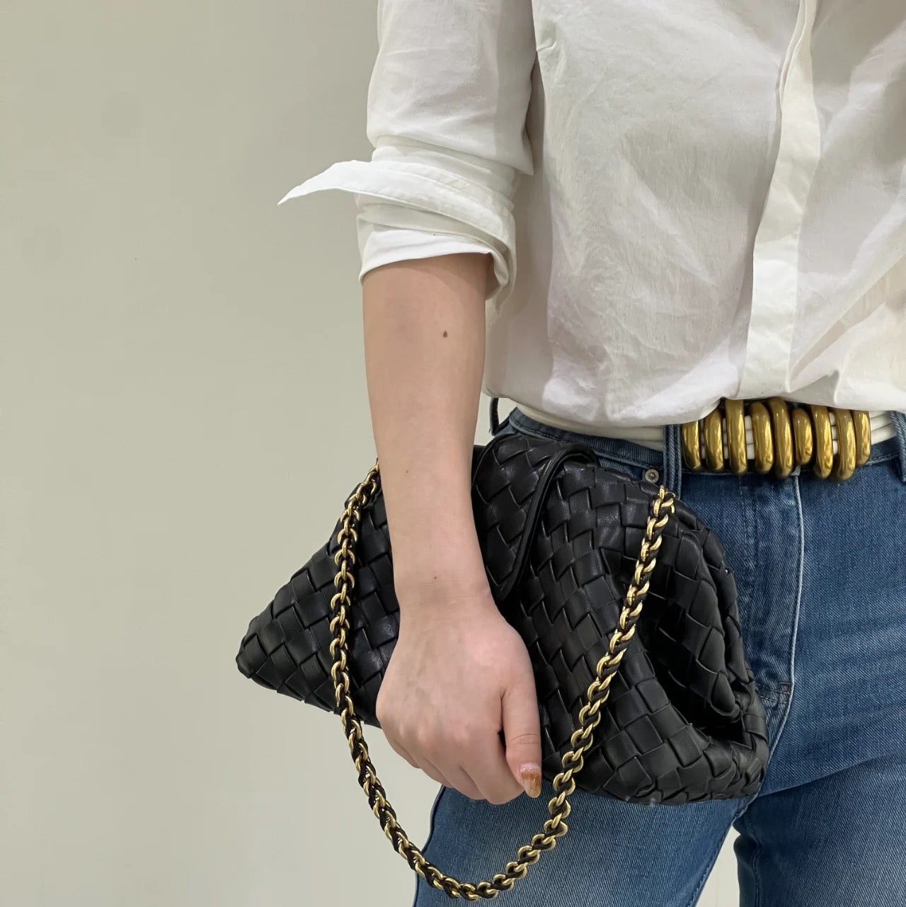 Sophia woven Clutch