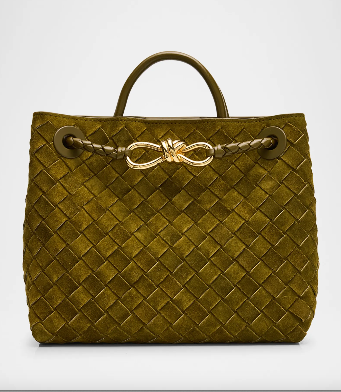 Suede shoulder bag