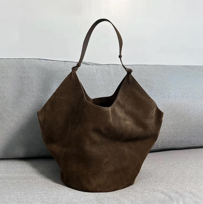 Vintage suede tote