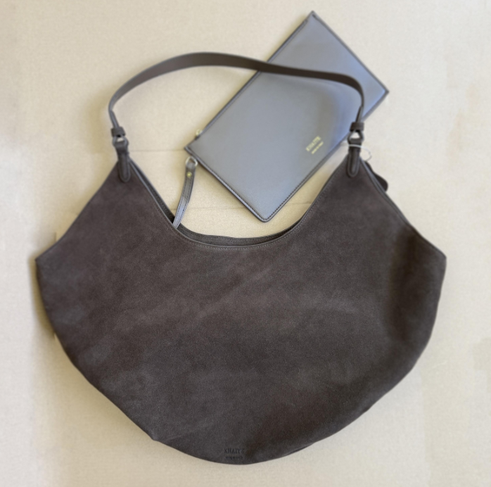 Vintage suede tote