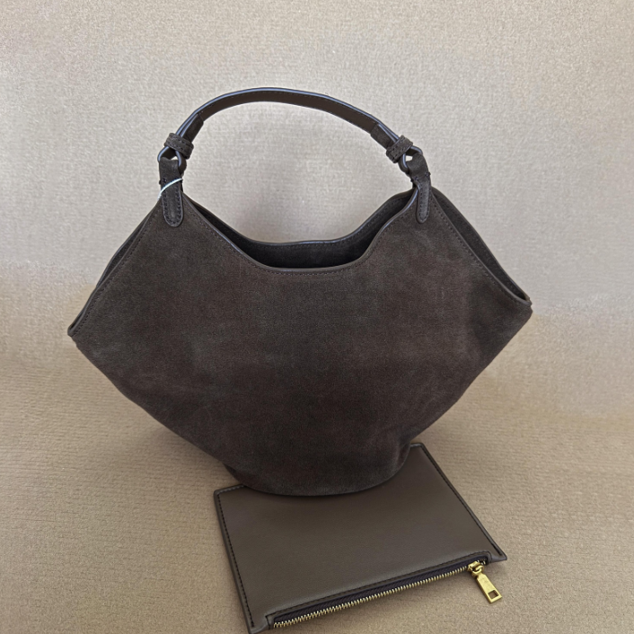 Vintage suede tote