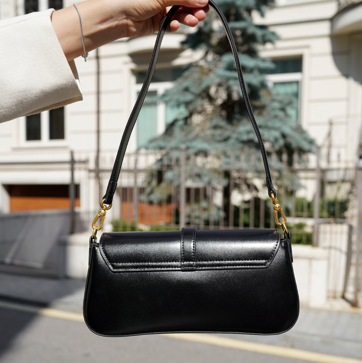 MINA Leather crossbody bag