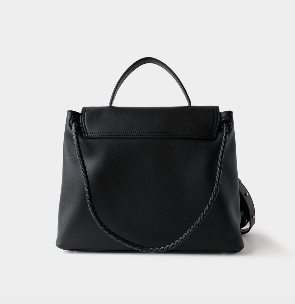 Braided Knot Leather Bag