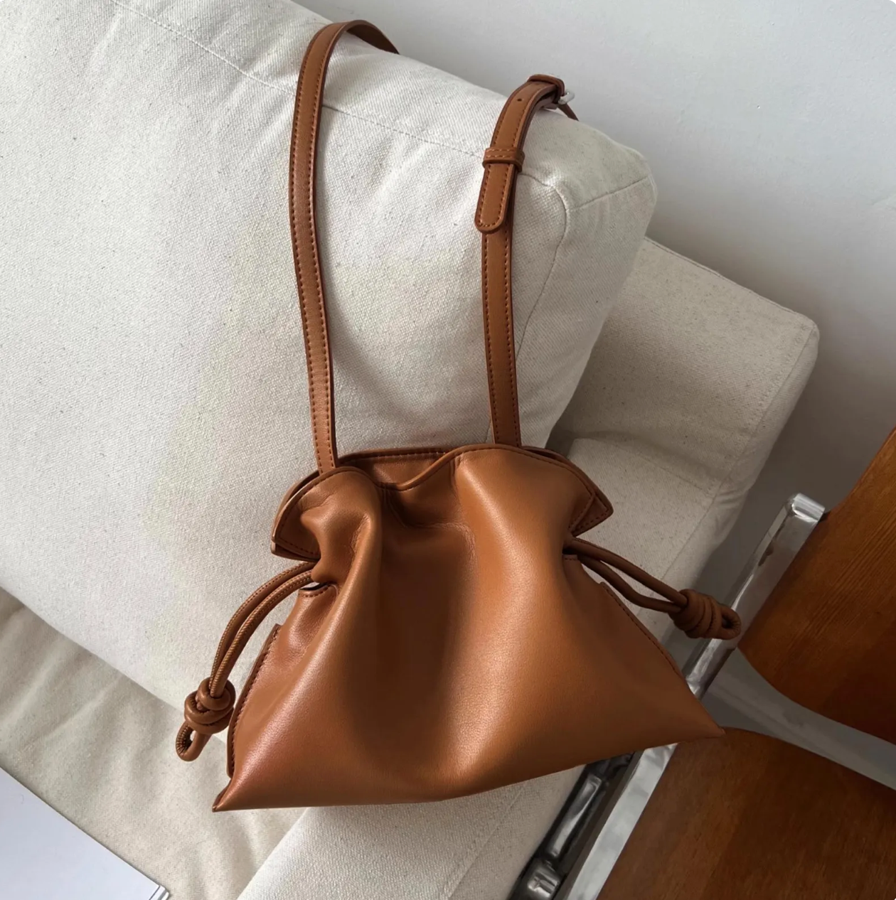 The Knotted Soft Leather Tote