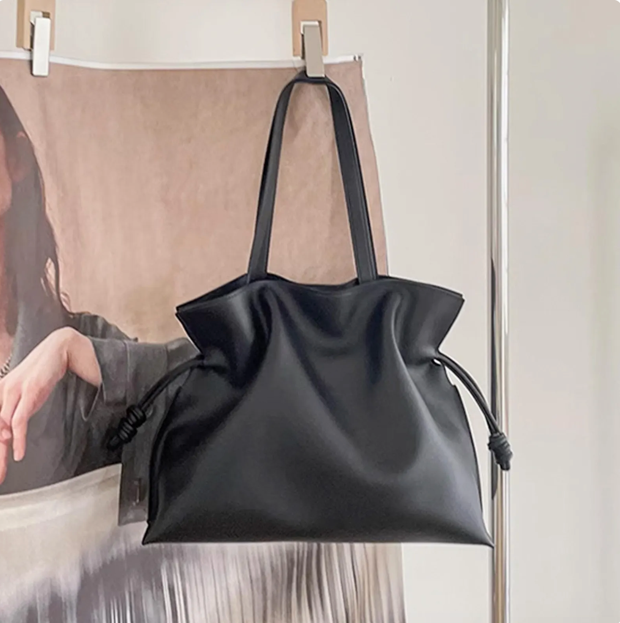 The Knotted Soft Leather Tote