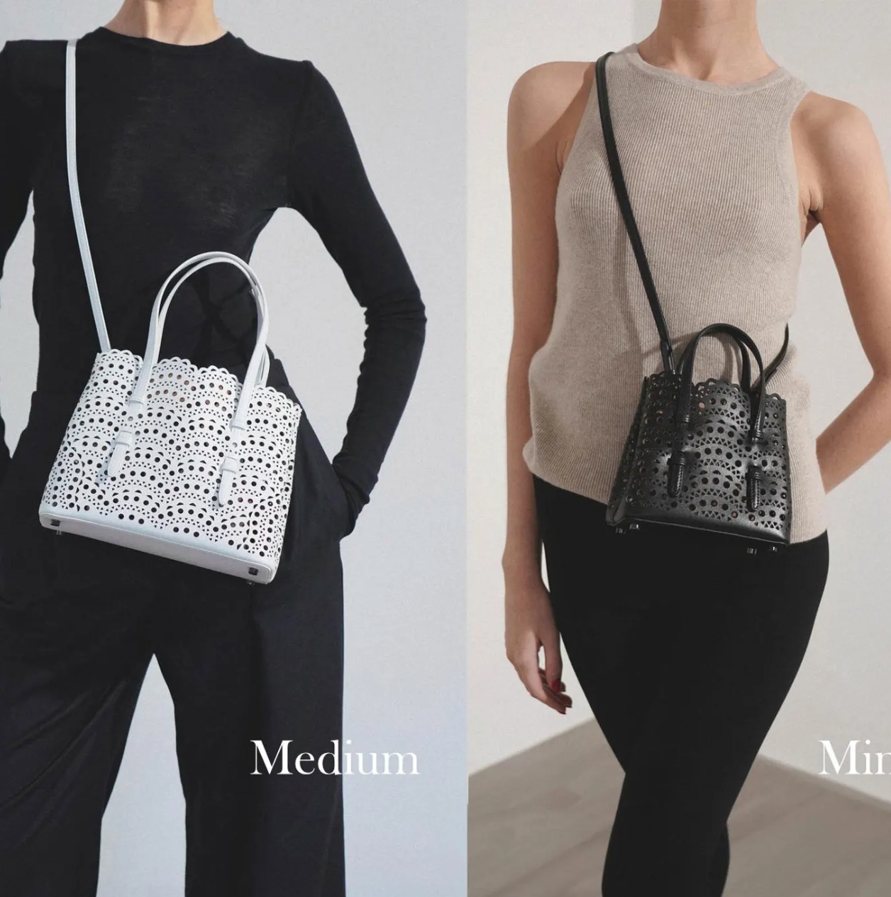 Laser-Cut Leather Tote