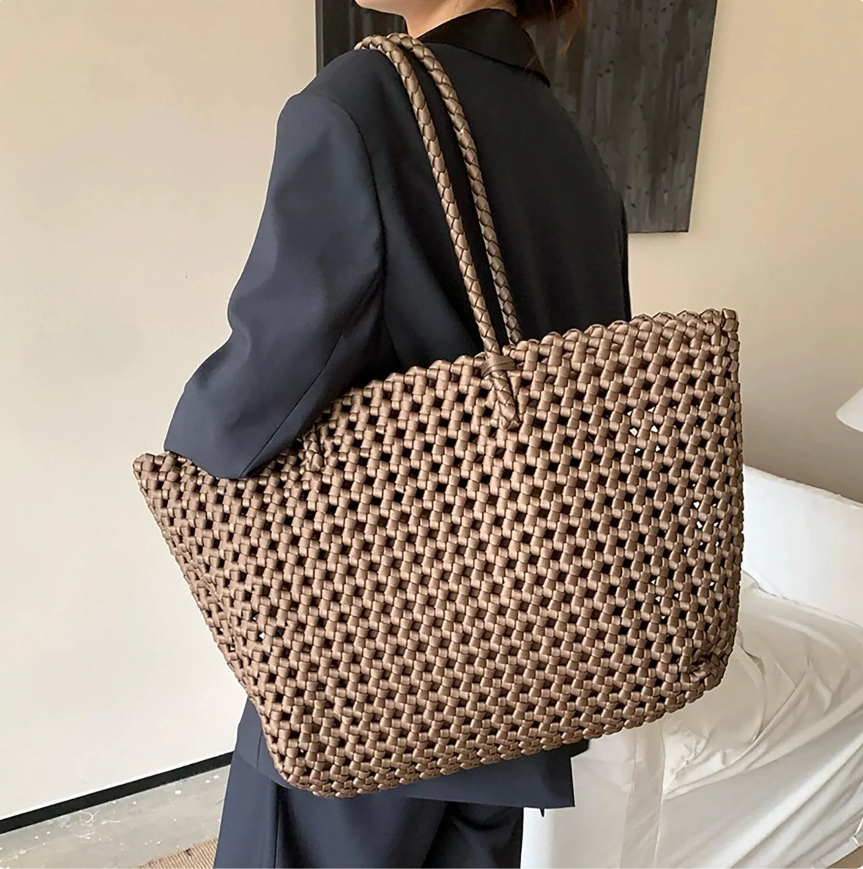 Large Woven Tote