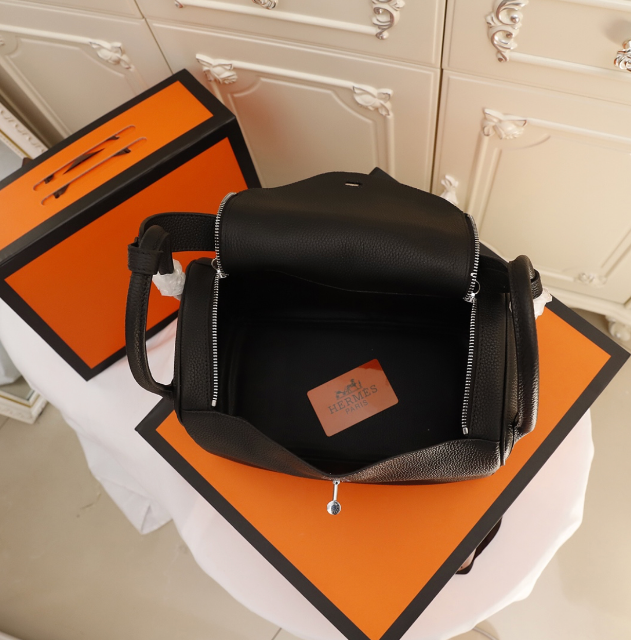 Clemence Top‑Handle Bag