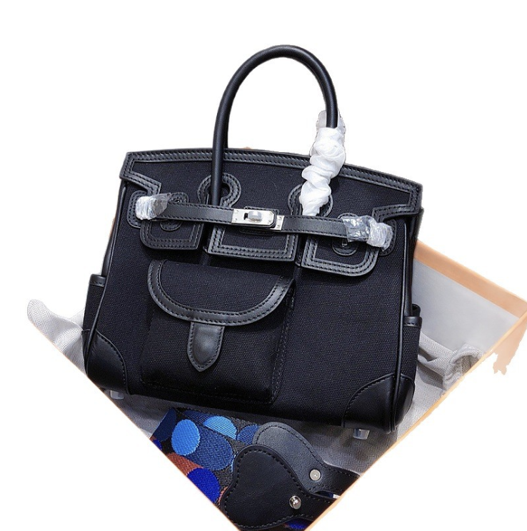 Vene crossbody canvas bag