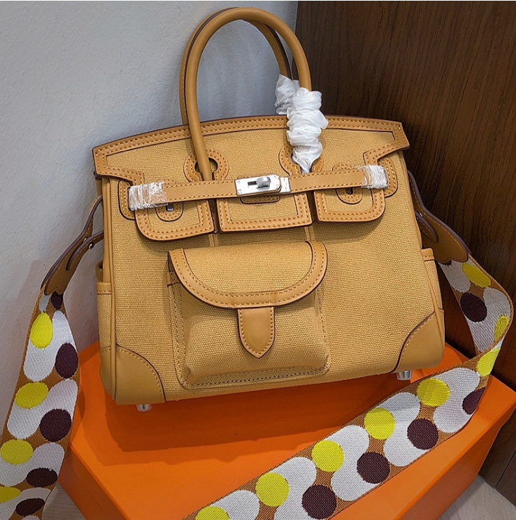 Vene crossbody canvas bag