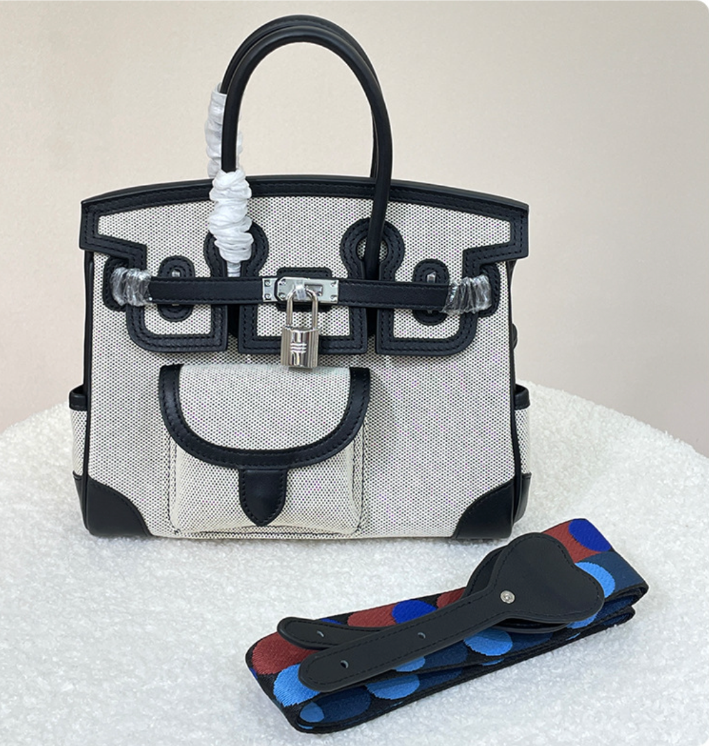 Vene crossbody canvas bag
