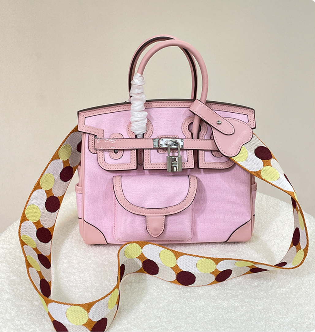 Vene crossbody canvas bag