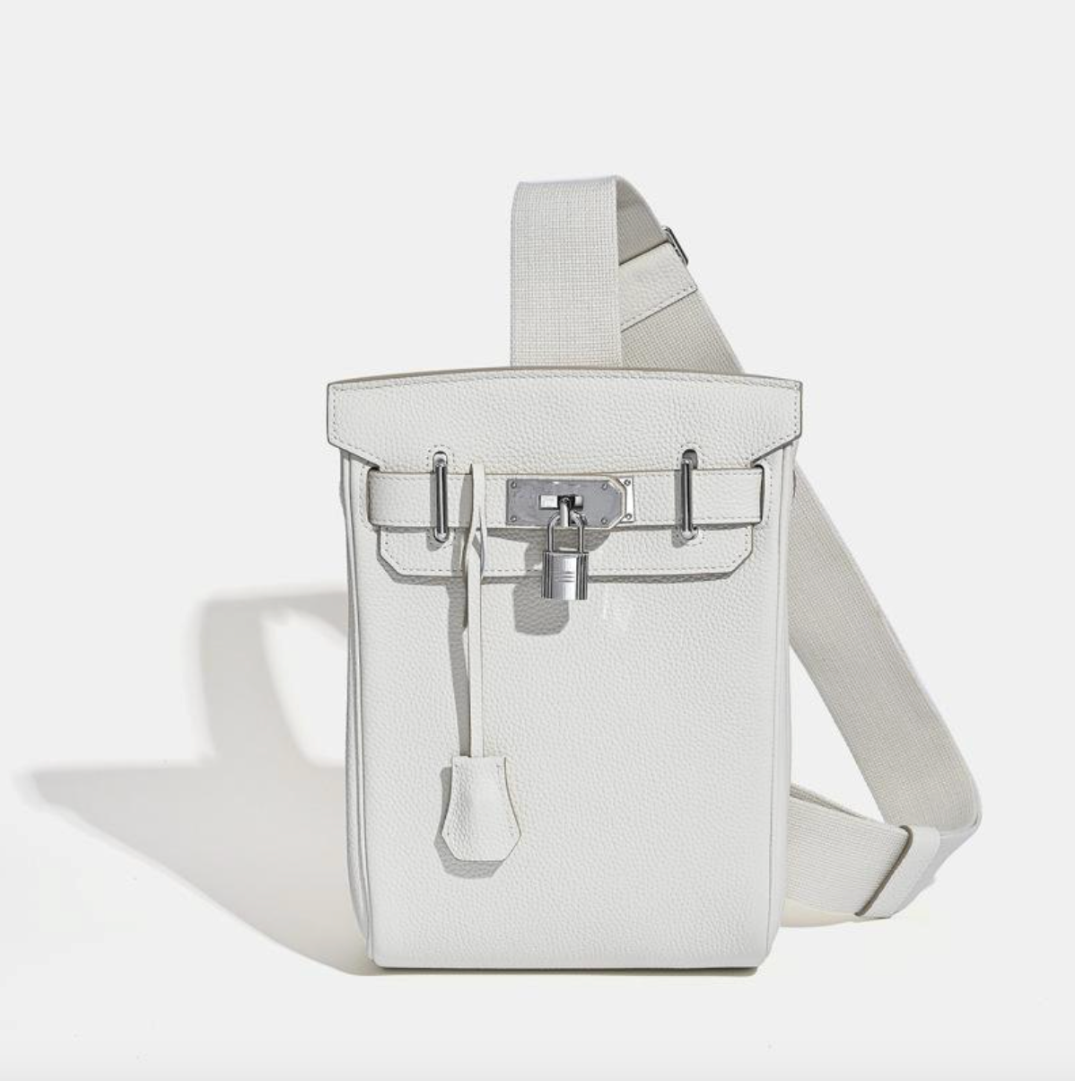 Men’s Compact Togo Leather Backpack