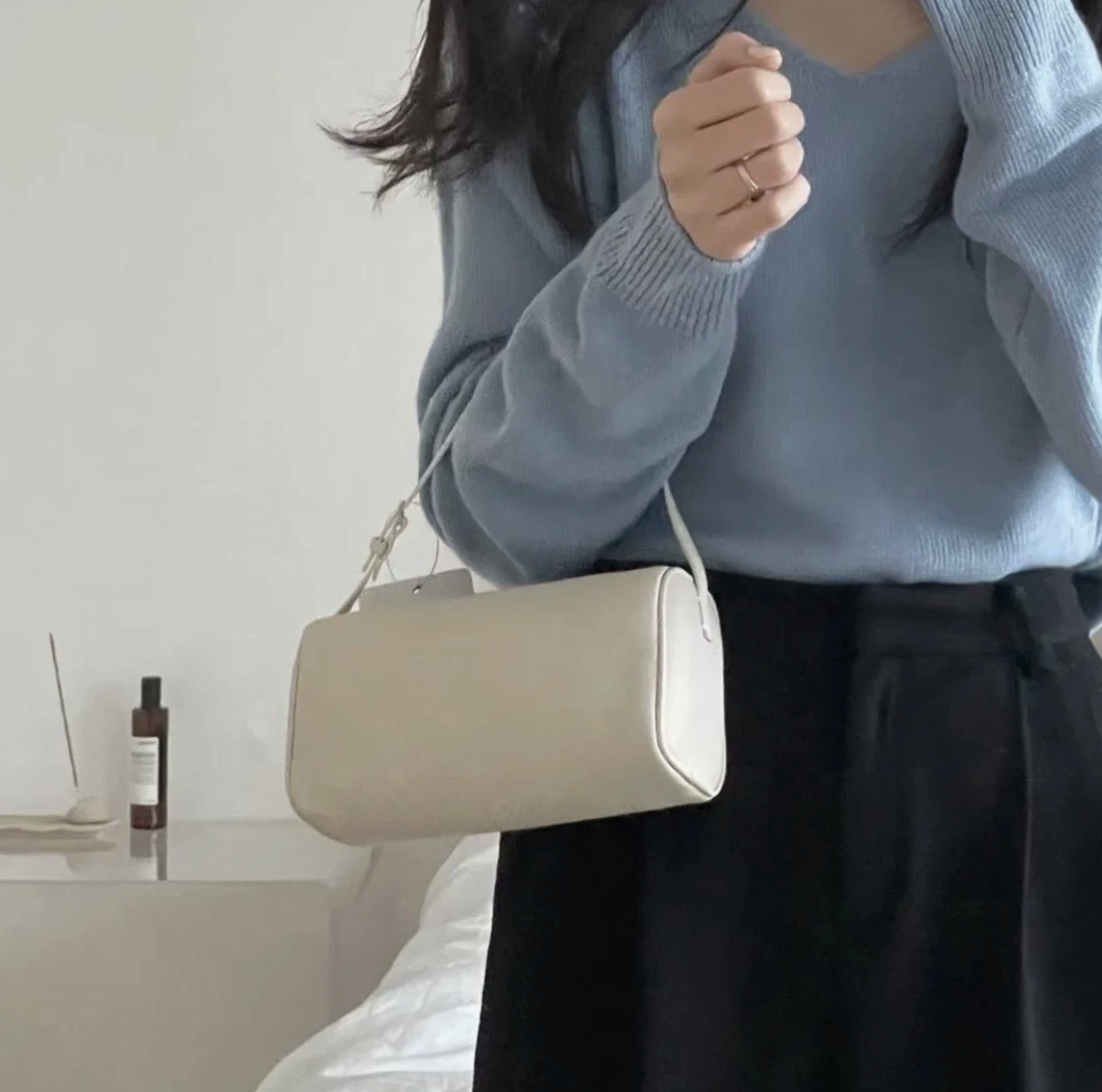 90's Leather shoulder bag