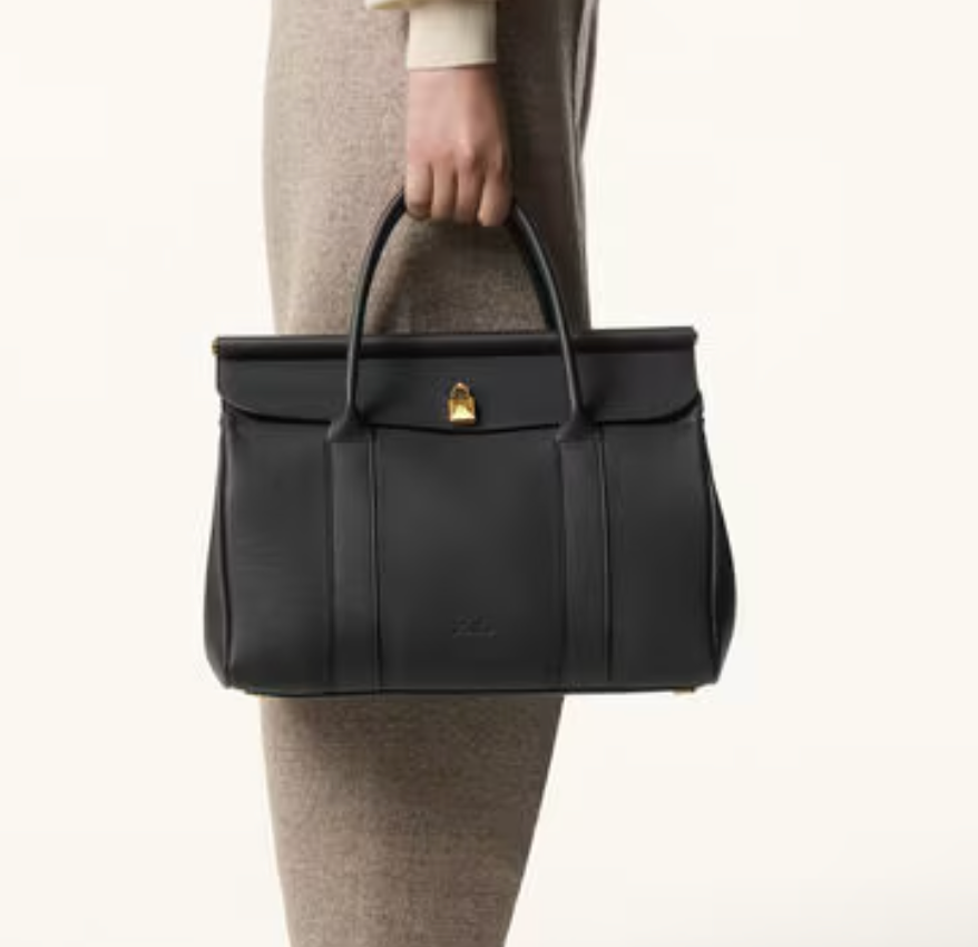 Kass leather tote