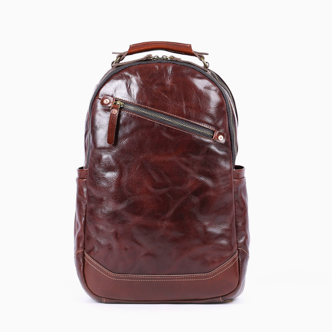 Cowhide Leather Backpack