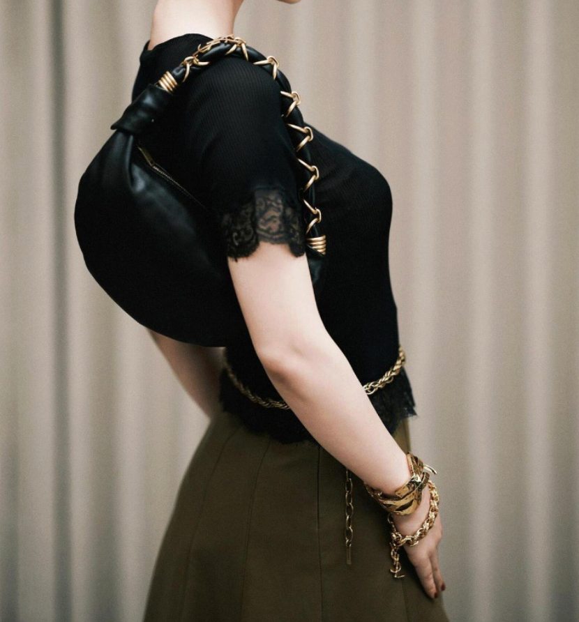 Underarm Genuine Leather Shoulder Bag