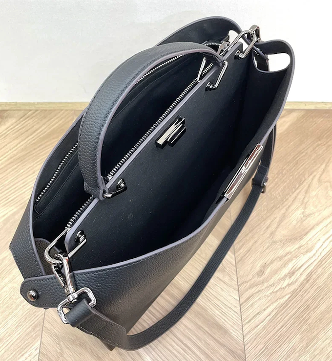 Structured Leather Handbag