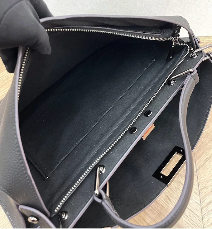 Structured Leather Handbag