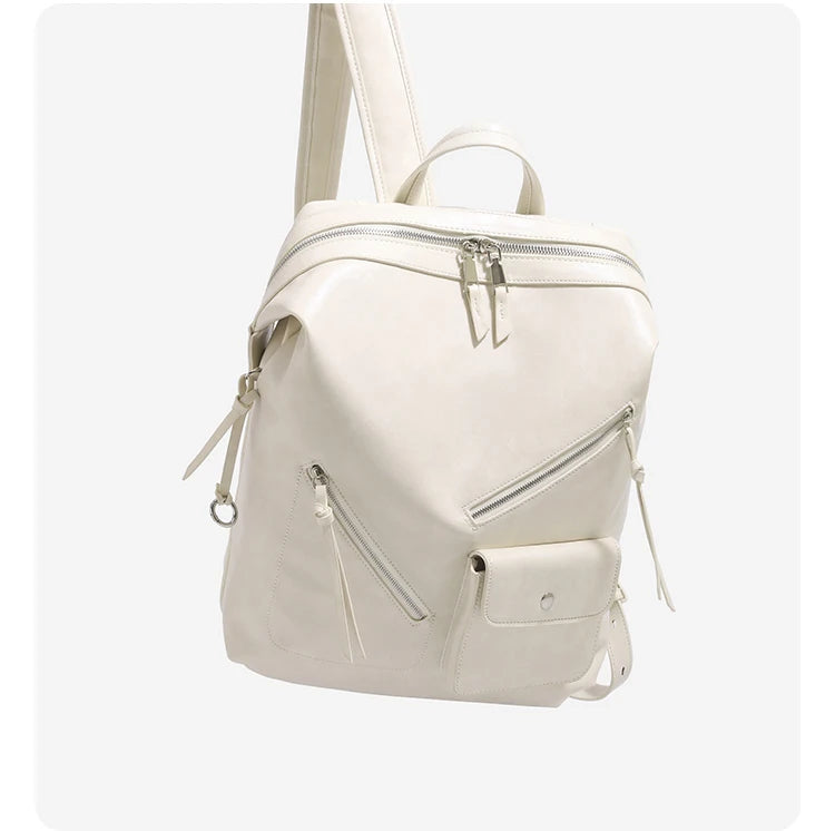 Leather Commuter Backpack