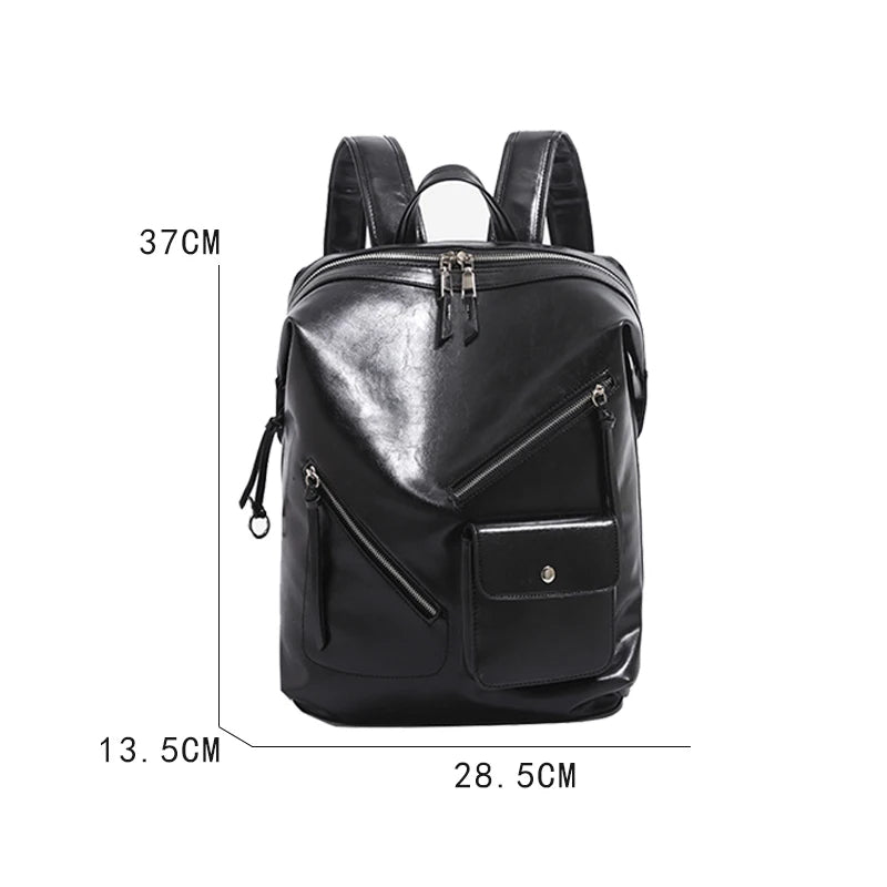 Leather Commuter Backpack