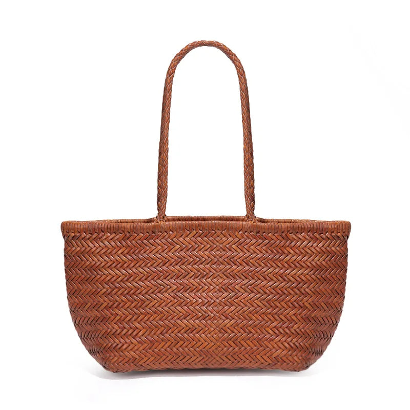 Braided shopper tote