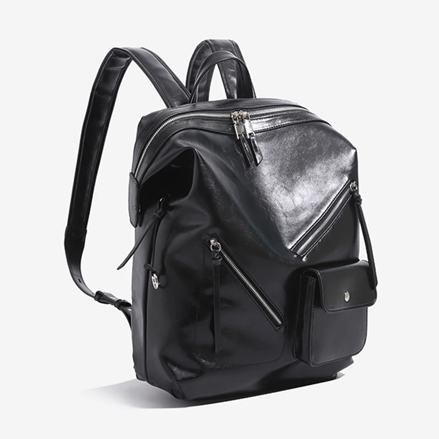 Leather Commuter Backpack