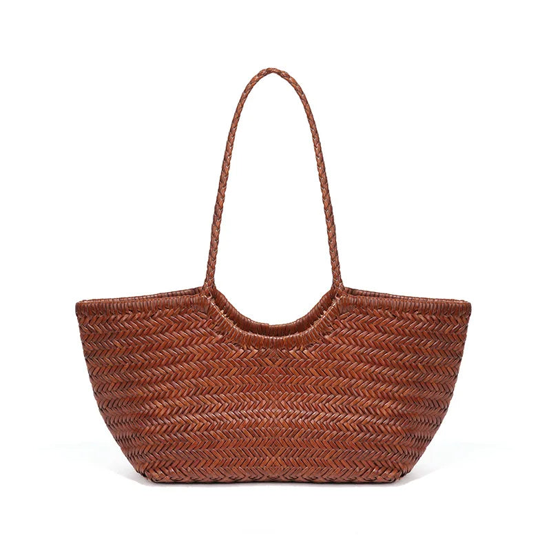 Braided shopper tote