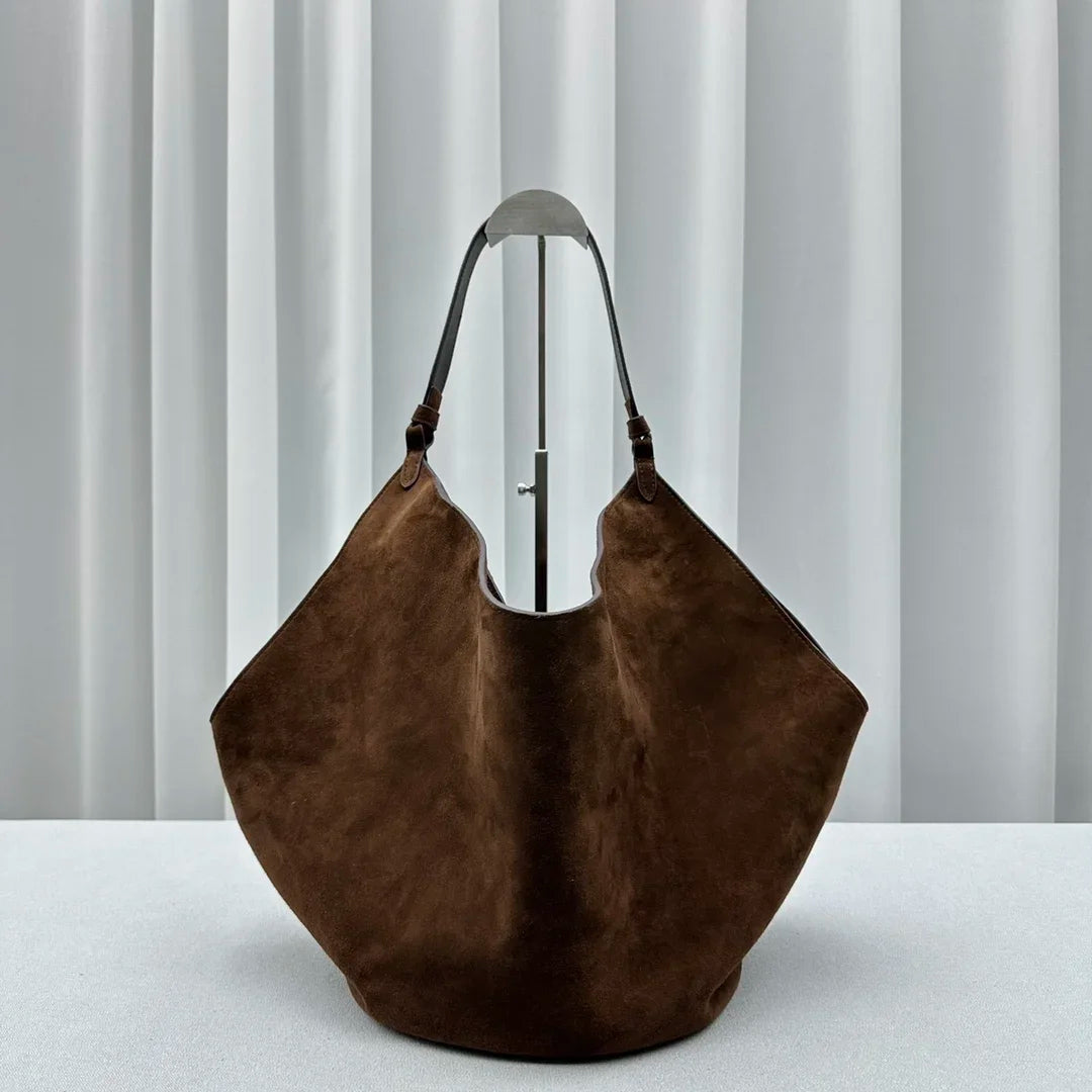 Vintage suede tote