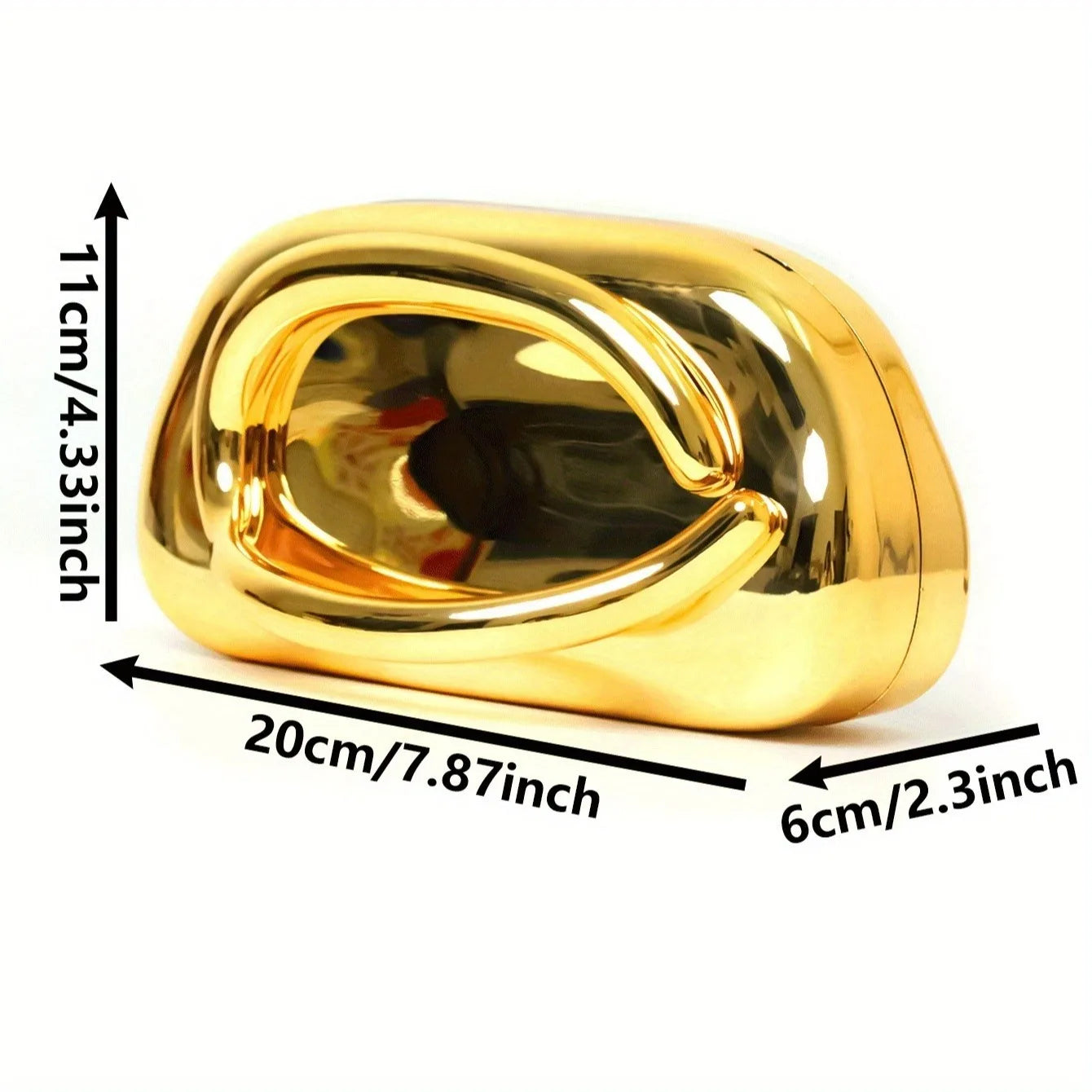 Metallic Box Clutch