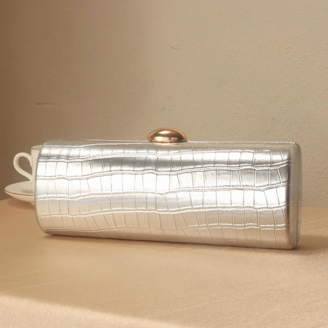 Glossy Golden Clutch
