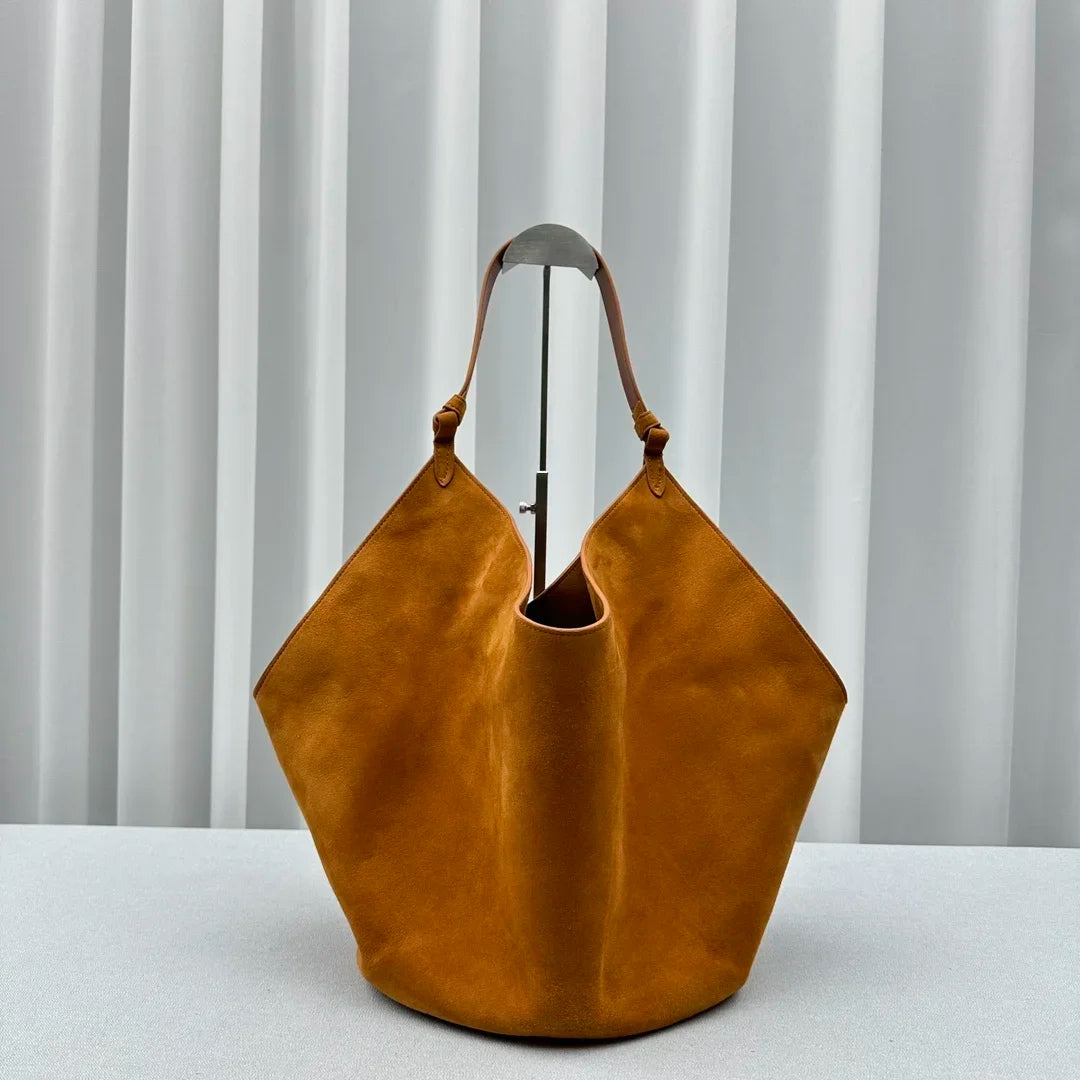 Vintage suede tote