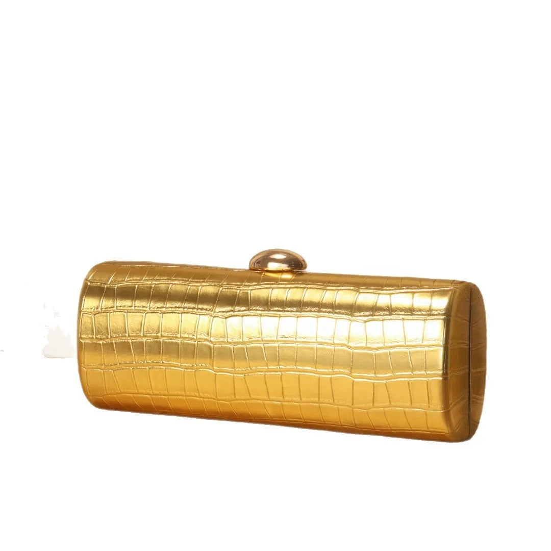Glossy Golden Clutch