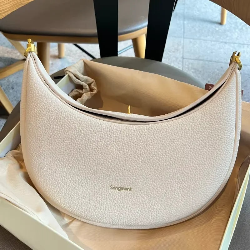 Songmont Genuine Leather Shoulder Bag