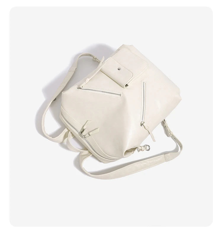 Leather Commuter Backpack