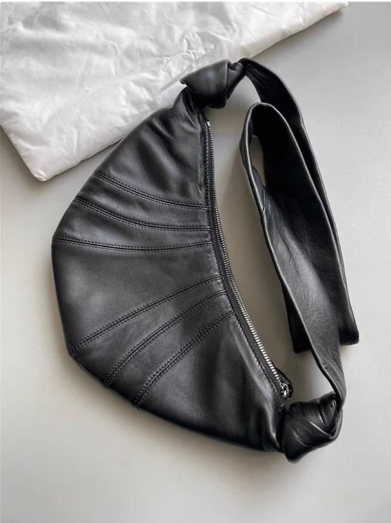 Leather crossbody bag