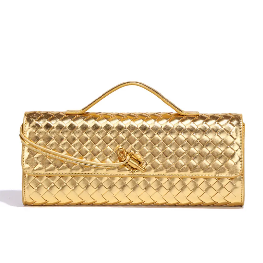 VENE Woven Clutch
