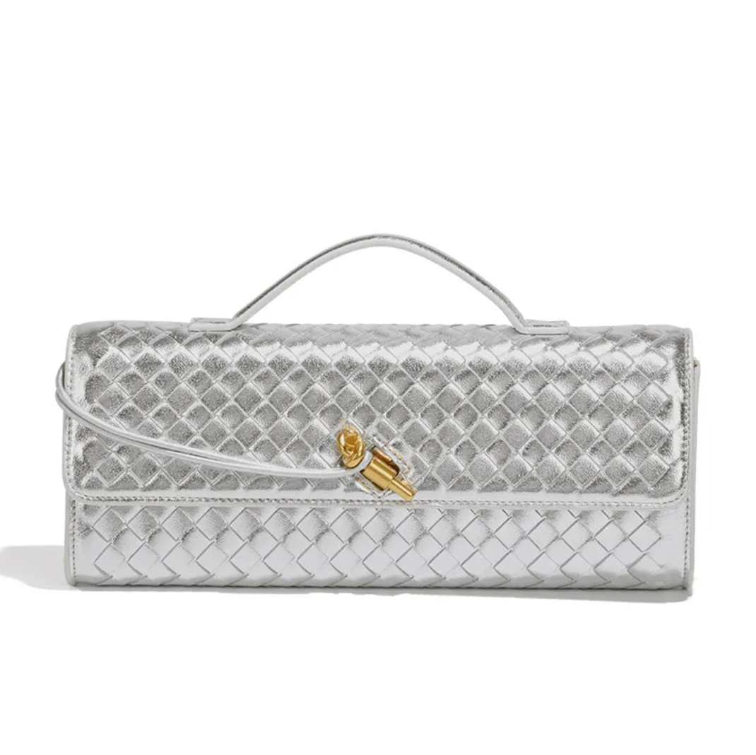 VENE Woven Clutch