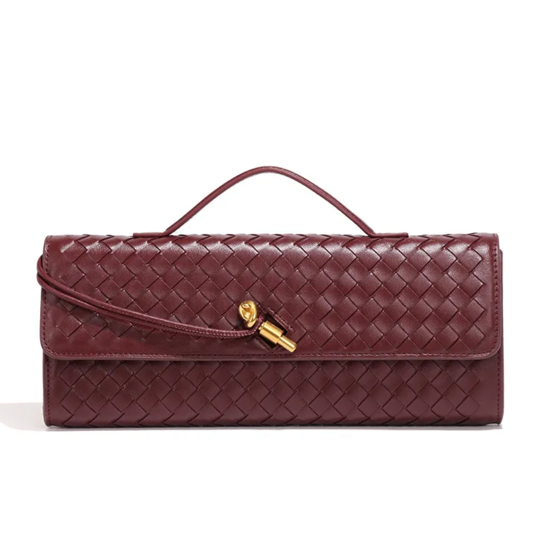 VENE Woven Clutch